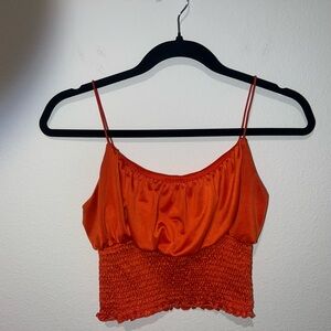 Derek Heart Bright Orange Camisole